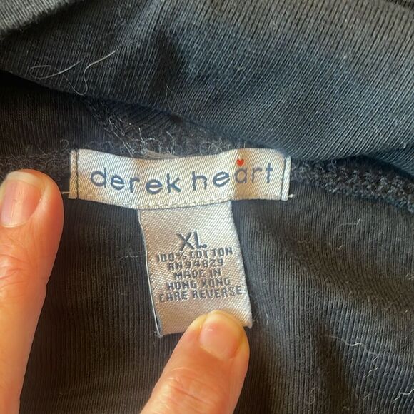 Derek Heart ❤️ black crop top size XL - Picture 8 of 8